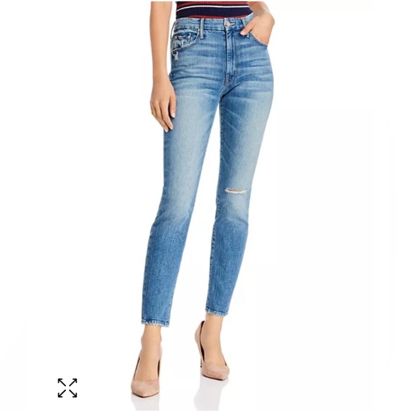 NWT MOTHER
The Looker High-Rise Ankle Skinny Jeans in Popism - Picture 1 of 7